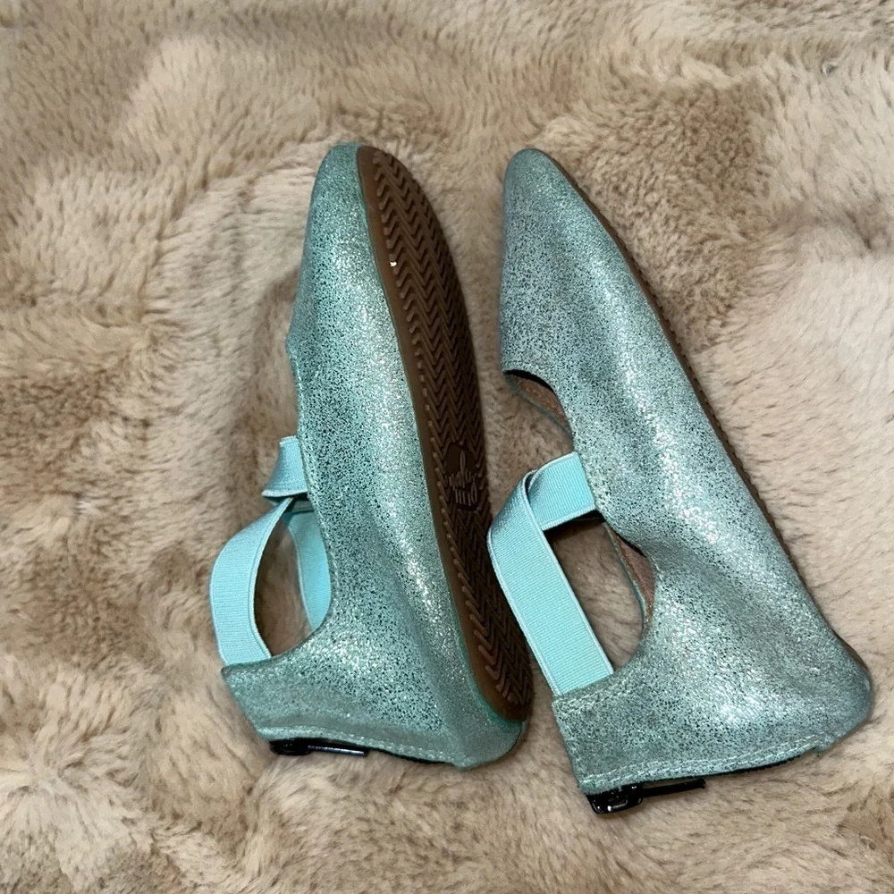 Monkey Feet Sparkly light Blue Dress Shoes